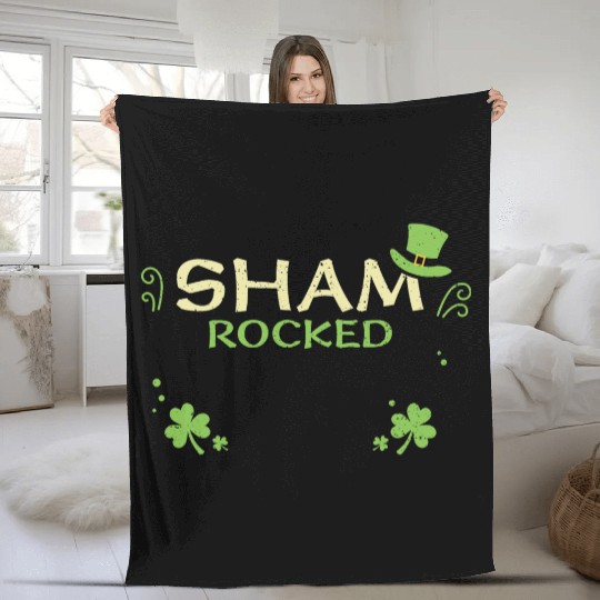 Sham Rocked - St. Patrick's Day Fleece Blankets