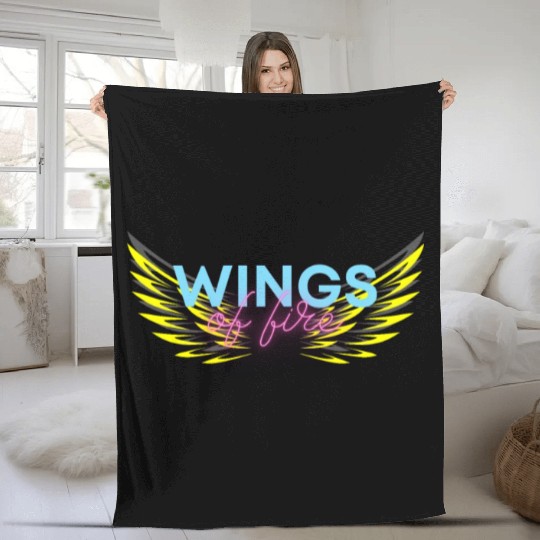 Wings of fire Fleece Blankets