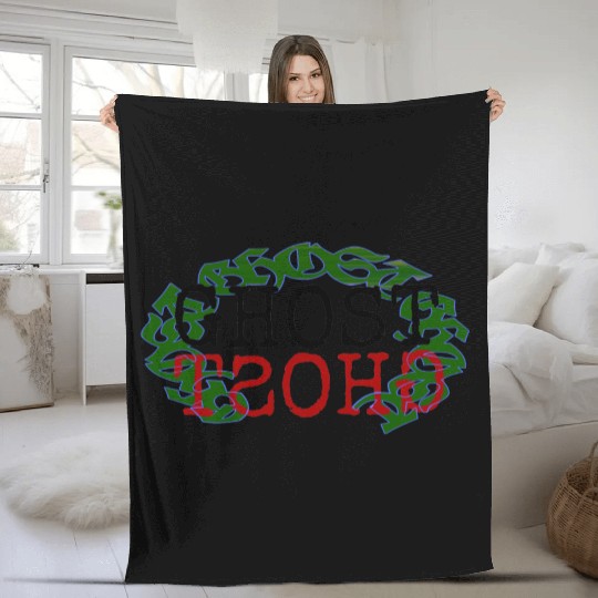 GHOST TITLE Fleece Blankets