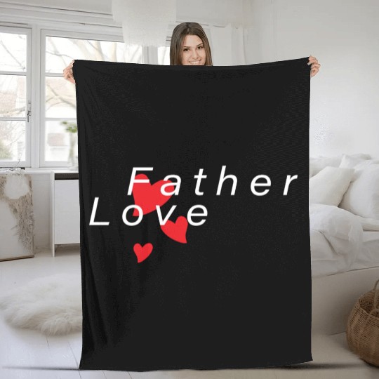 Fathers day Fleece Blankets