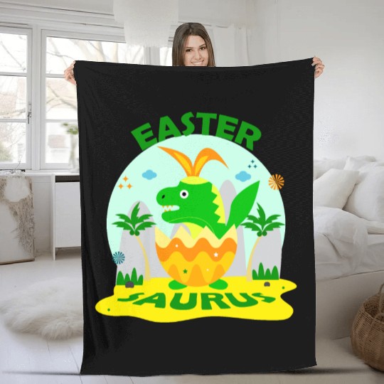 Easter Saurus Fleece Blankets