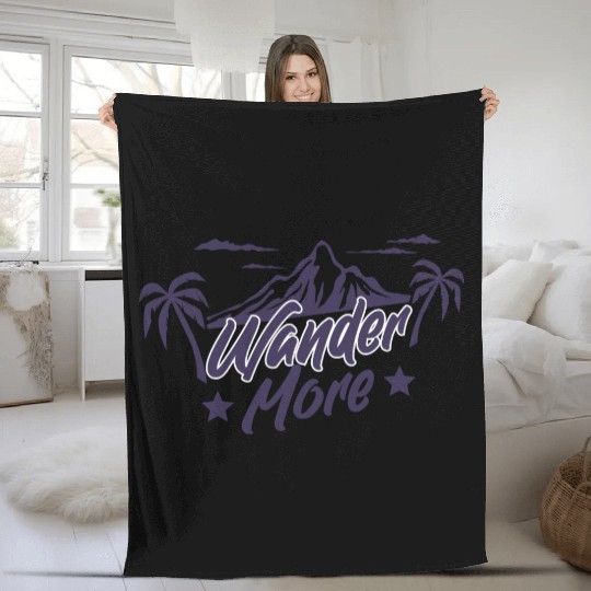 Travel More Vacation Explore Wanderlust Holidays 6 Fleece Blankets