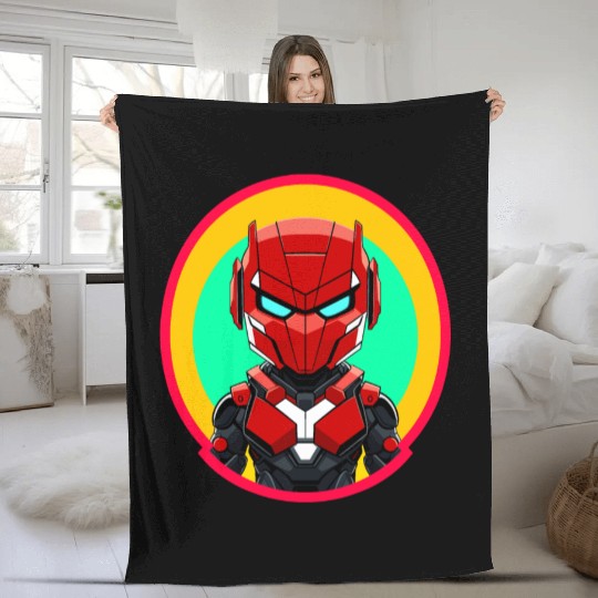 Baby Robot Fleece Blankets