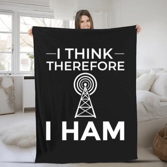 Ham Radio Amateur Radio nostalgia Fleece Blankets