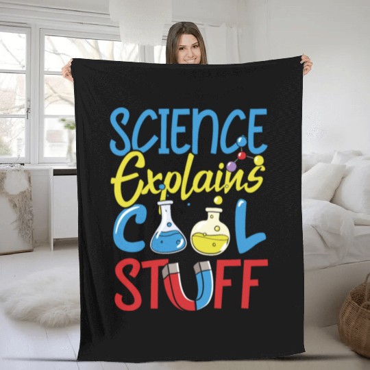 Science Philosophy Cool Stuff Fleece Blankets