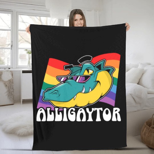 Gay Rights Rainbow Pride Month LGBTQ Gay Pride Fleece Blankets