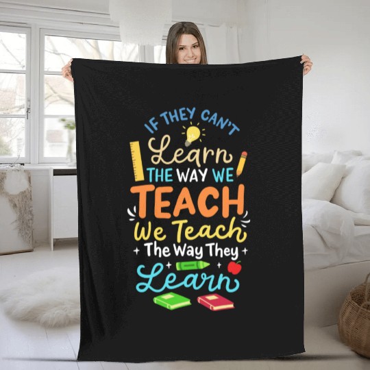 SPED Teacher Sped Educator Special Education Fleece Blankets