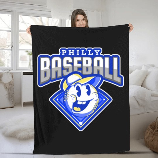 PHILLY BASEBALL Fleece Blankets