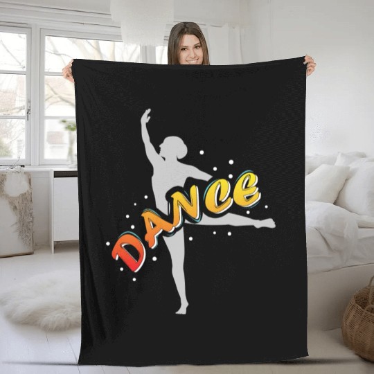 Dance Dancer Fleece Blankets