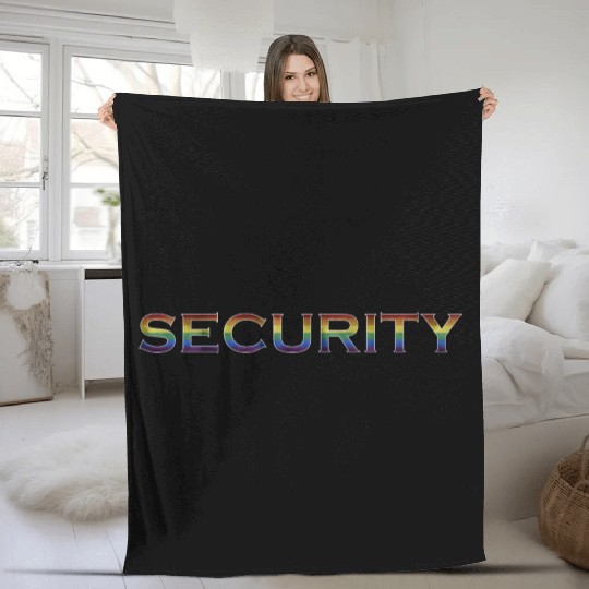 Security - LGBT+ Colors Design Fleece Blankets