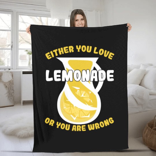 Lemonade Lover Lemonade Stand Fleece Blankets
