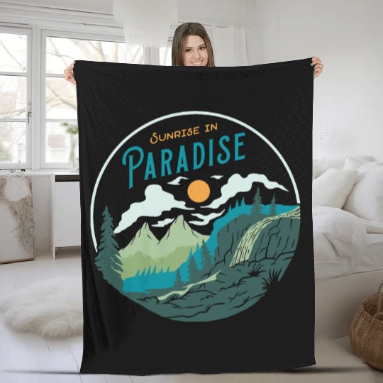 Sunrise in Paradise Fleece Blankets