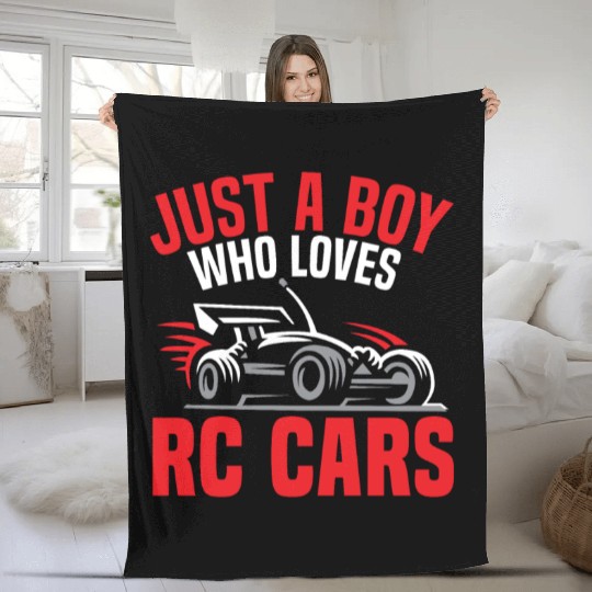 RC Car RC Racing Remote Control Model Car Lover Fleece Blankets