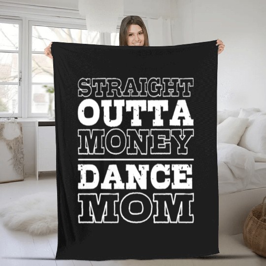 Mothers Day Dance Mom For Women Funny Square Dance Fleece Blankets