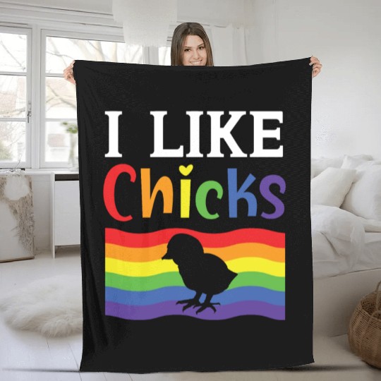 Gay Rights Rainbow Pride LGBTQ Gay Pride Parade Fleece Blankets