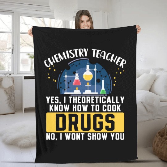 Chemistry Teacher Science Periodic Table Fleece Blankets