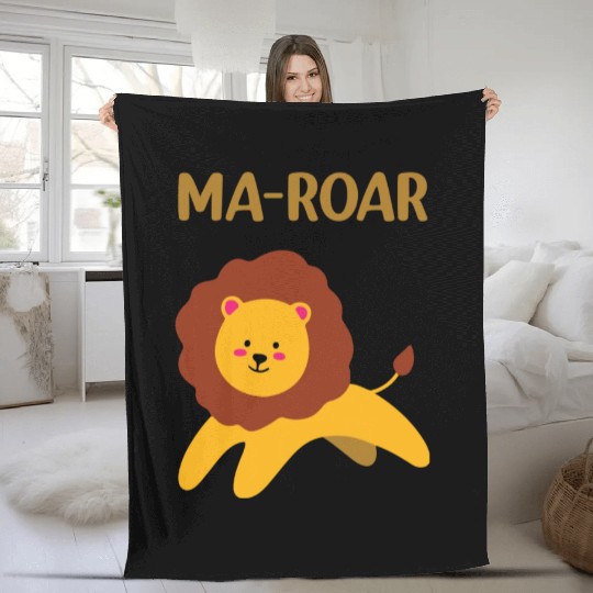 Jewish Passover Seder Plate Maror Ma Roar Lion Of Fleece Blankets