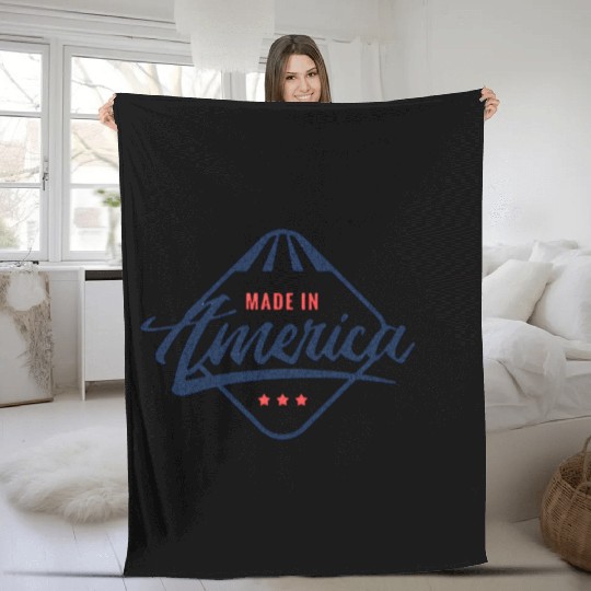 made in America Fleece Blankets