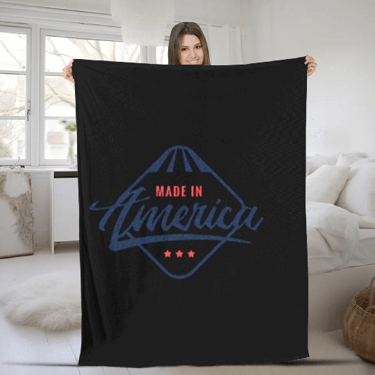 made in America Fleece Blankets