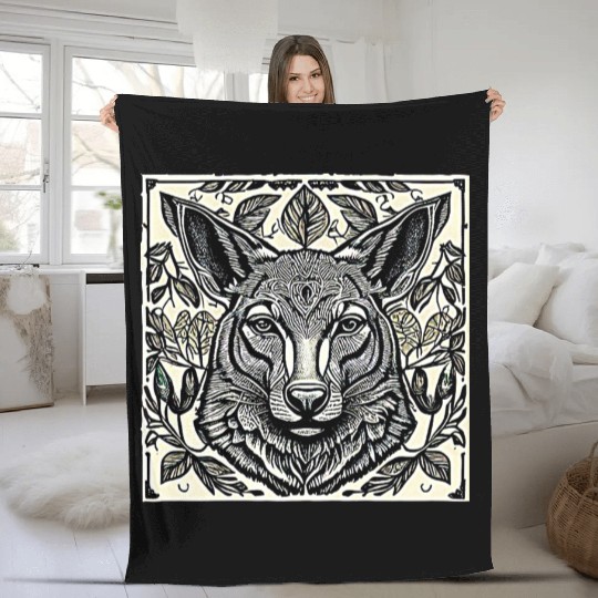 Patterned Sheep Fleece Blankets