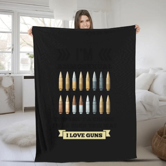 I'm Ammosexual Fleece Blankets