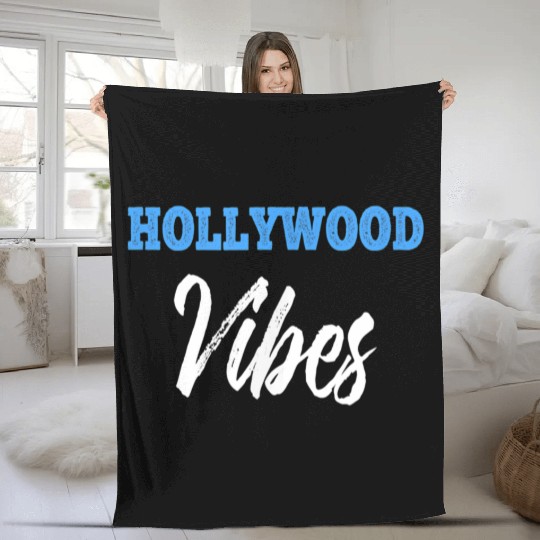 HOLLYWOOD Vibes Fleece Blankets