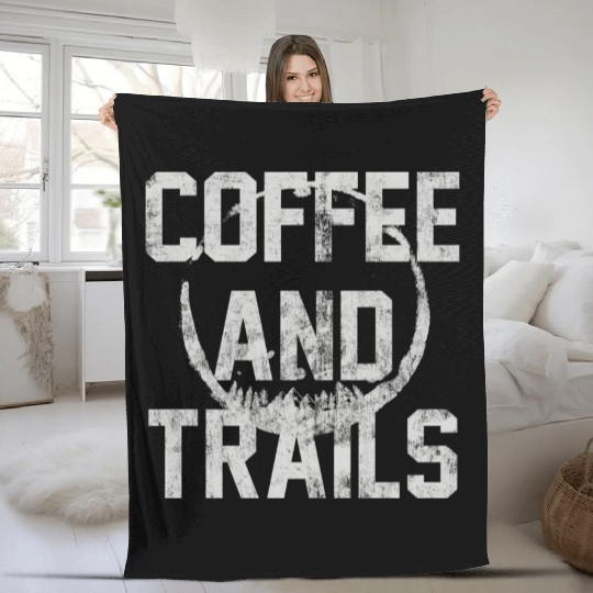 Coffee And Trails Country Running Marathon And Fleece Blankets