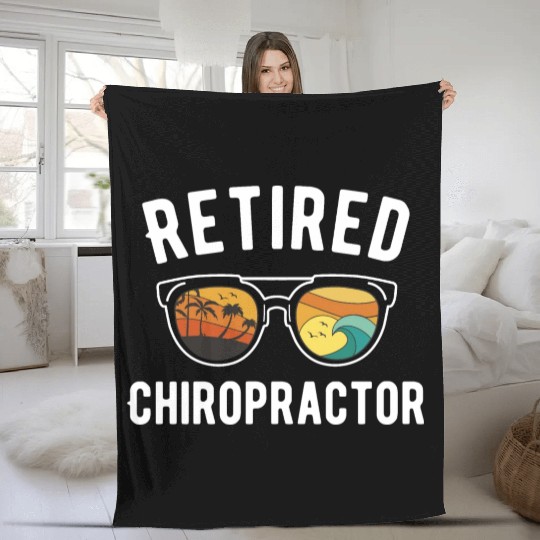 Beachy Retirement Fun for Childcare Worker Fleece Blankets