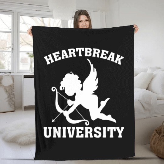 Heartbreak University Fleece Blankets
