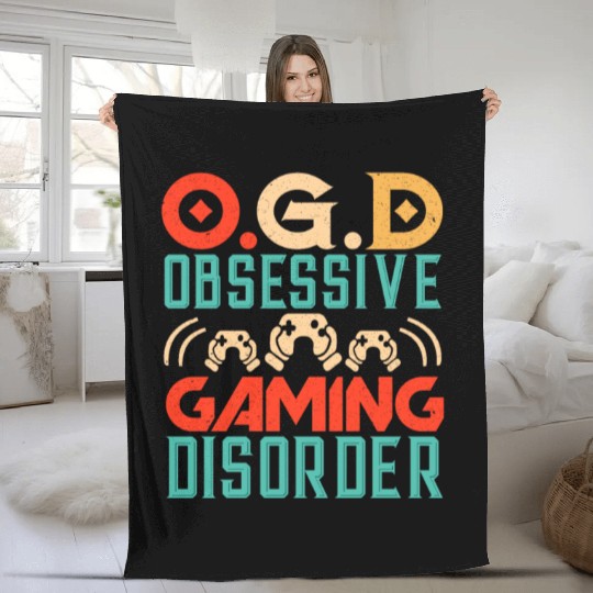OGD Obsessive gaming disorder Fleece Blankets