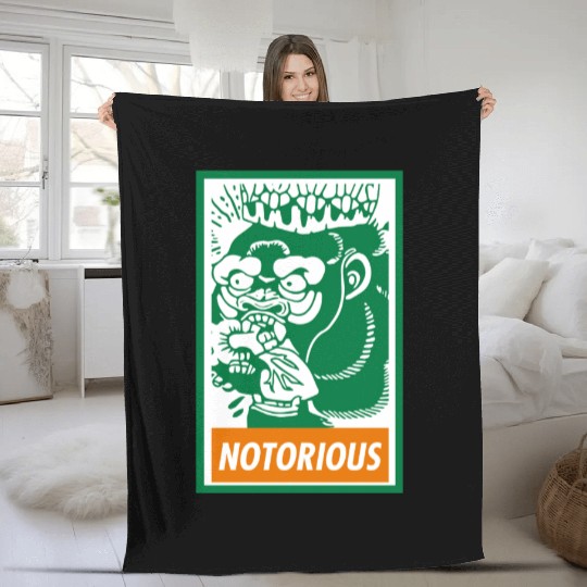Notorious Irish Gorilla Fleece Blankets
