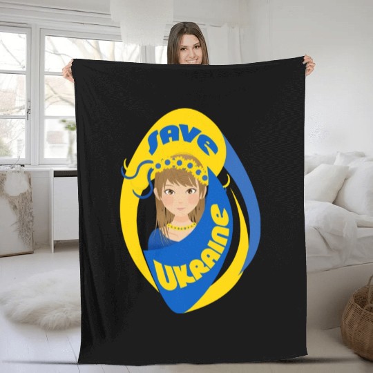 Save Ukraine 1 Fleece Blankets