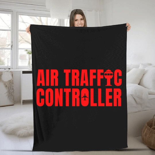 Great Air Traffic Controller Aviation Flight Fleece Blankets