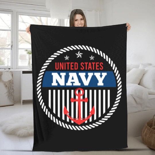 US-Marine Soldiers Military Fan Patriot Fleece Blankets