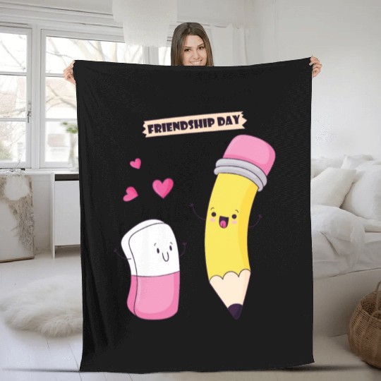 HELLO KINDERGARTEN - FRIENDSHIP DAY Fleece Blankets