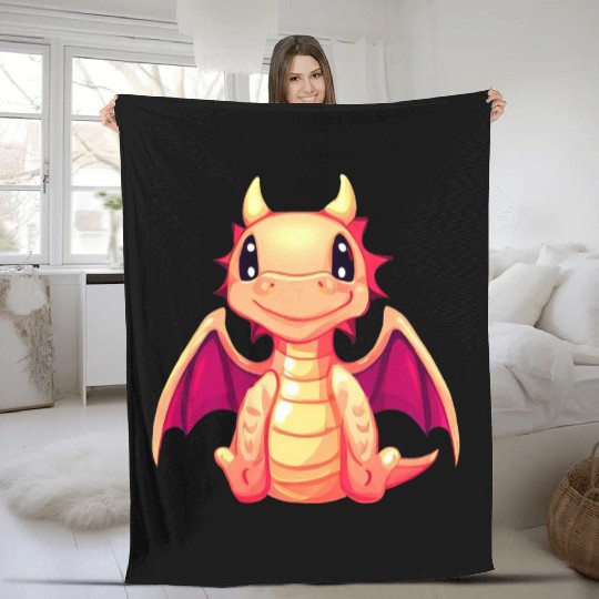 DRAGON ART Fleece Blankets