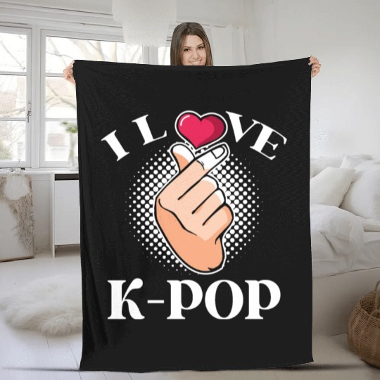 K-Pop K-drama Korean Music KPop Kdrama Gift Fleece Blankets