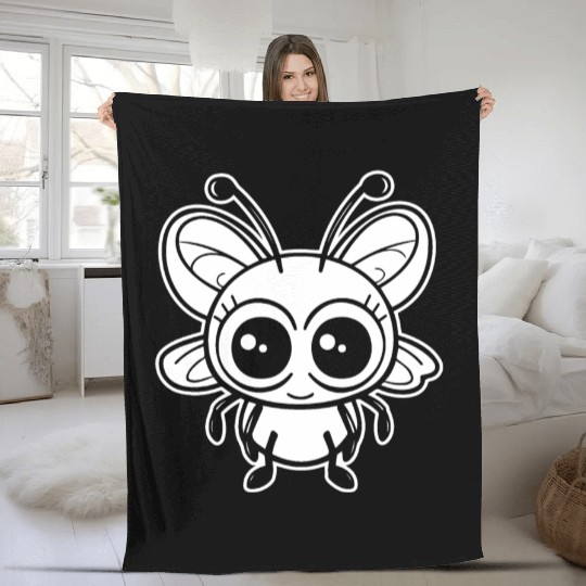 Bug Beetle Insect Fleece Blankets