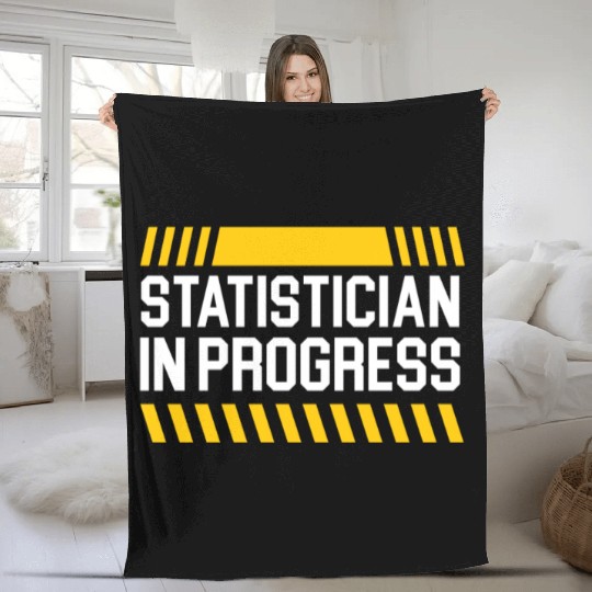 Statistics Numbers Data Science Statistician Fleece Blankets