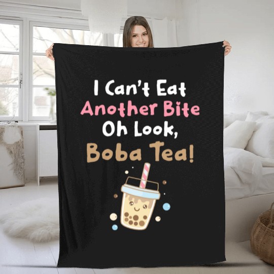 Bubble Tea Lover Boba Tea Drinker Korean Drink Fleece Blankets