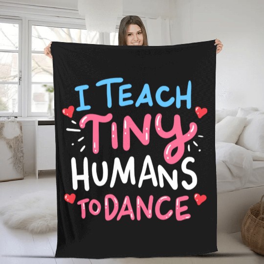Dance Teacher Fleece Blankets