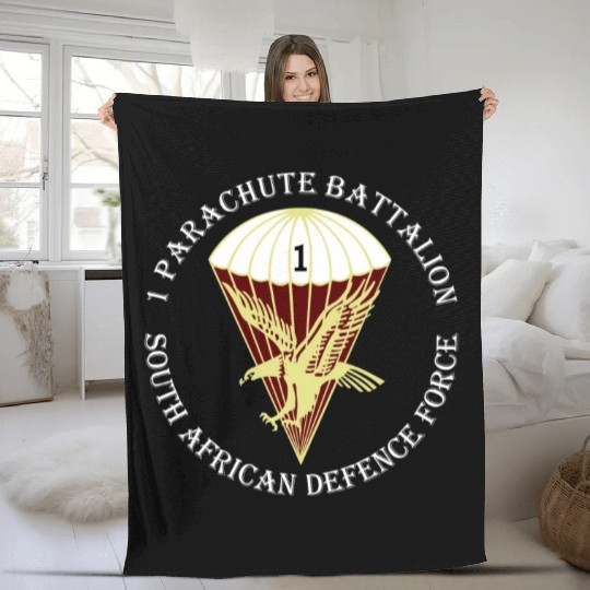 1 Parachute Battalion South African Army Parabats Fleece Blankets