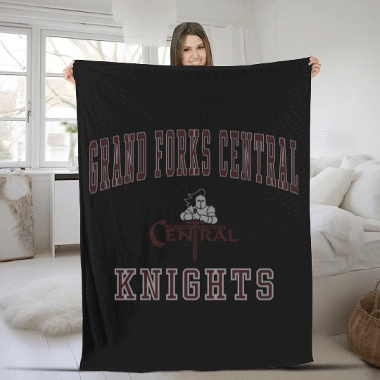 Grand Forks Central High School Knights Fleece Blankets