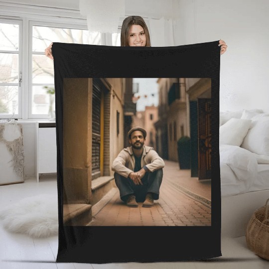 Fantasy pictures ,town Morocco ,city Rabat Fleece Blankets