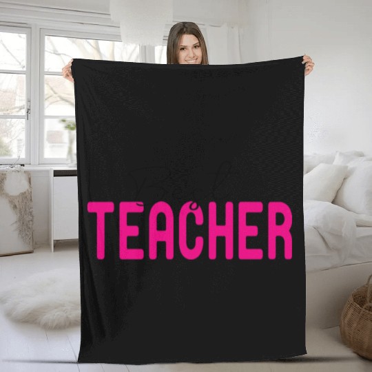 Best Teacher Funny Lover Fleece Blankets