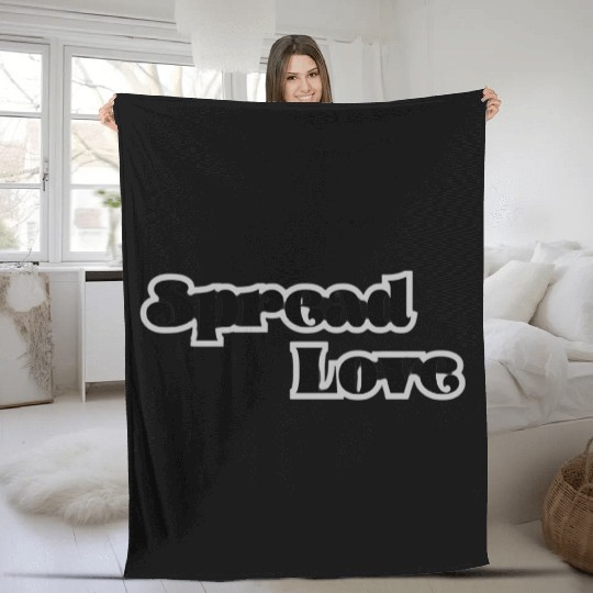 Spread Love Fleece Blankets