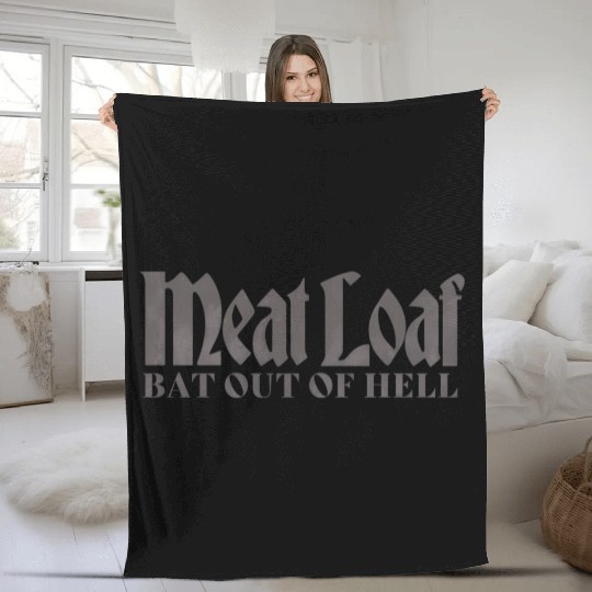 Meat Loaf Bat Out Of Hell Fleece Blankets