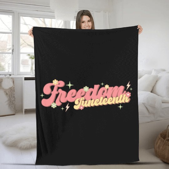 Freedom Juneteenth, Independence Day Fleece Blankets
