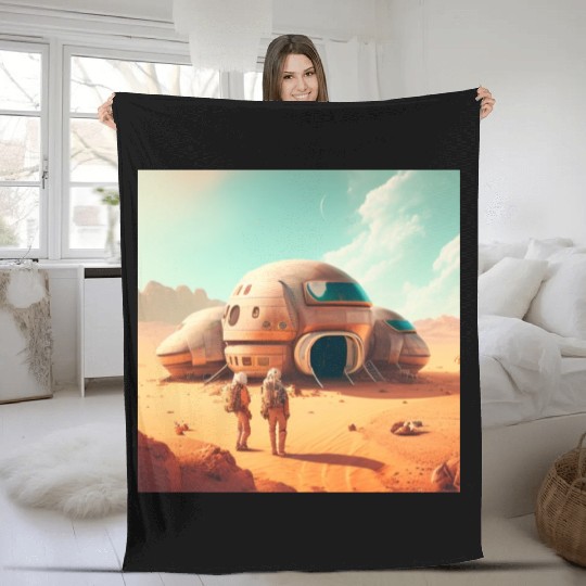 mars Fleece Blankets