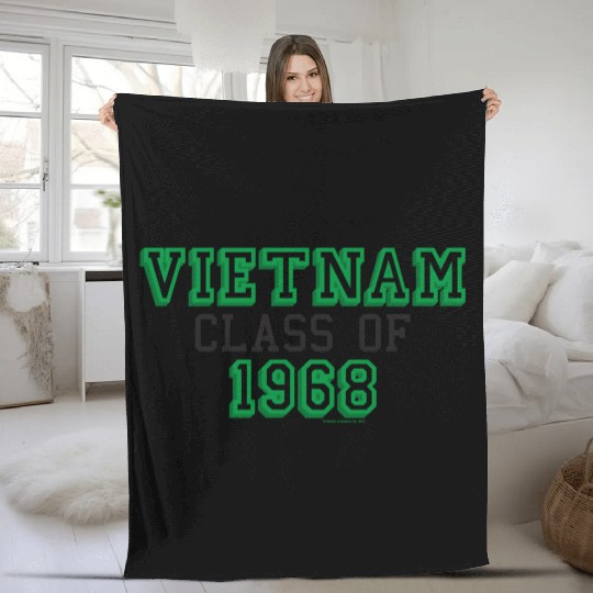 Vietnam Class Of 1968 Fleece Blankets